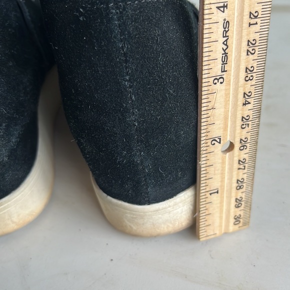 Steve Madden ‘Wrangle’ Black Suede Leather Heel Sneaker - size 7.5 - Picture 5 of 10